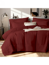 Solid Blue Microfiber Comforter Set Queen - Lightweight, All-Season, 4-Piece Bedding Allen Cozy Haven Store