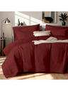 Solid Blue Microfiber Comforter Set Queen - Lightweight, All-Season, 4-Piece Bedding Allen Cozy Haven Store