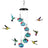 Sophisticated Glass Hummingbird Feeders and Wind Chimes for Outdoor Garden and Backyard Aesthetics-Allen Cozy Haven Store