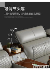 Stylish Genuine Italian Leather Sofa for Living Room - Allen Cozy Haven Store
