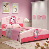 Upholstered Toddler Bed for Girls - Stylish Bedroom Furniture for Children-Allen Cozy Haven Store