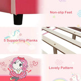 Upholstered Toddler Bed for Girls - Stylish Bedroom Furniture for Children-Allen Cozy Haven Store