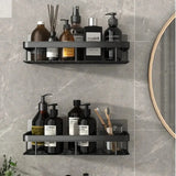 Wall-Mounted Bathroom Shelves - No Holes Needed Allen Cozy Haven Store