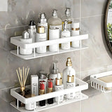 Wall-Mounted Bathroom Shelves - No Holes Needed Allen Cozy Haven Store