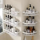 Wall-Mounted Bathroom Shelves - No Holes Needed Allen Cozy Haven Store