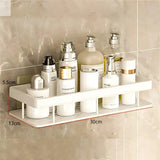 Wall-Mounted Bathroom Shelves - No Holes Needed Allen Cozy Haven Store