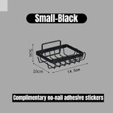Wall-Mounted Bathroom Shelves - No Holes Needed Allen Cozy Haven Store