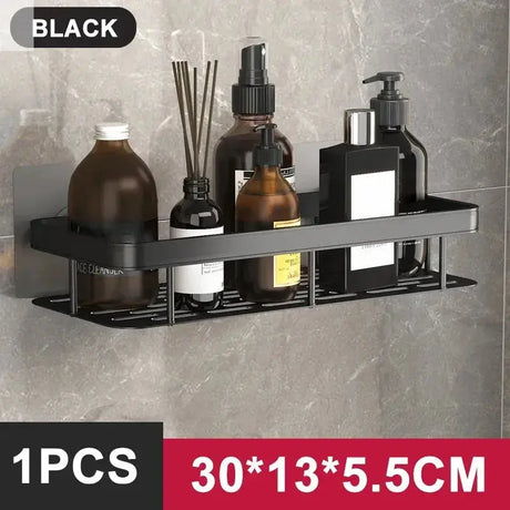 Wall-Mounted Bathroom Shelves - No Holes Needed Allen Cozy Haven Store