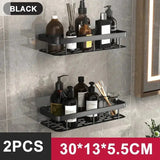 Wall-Mounted Bathroom Shelves - No Holes Needed Allen Cozy Haven Store