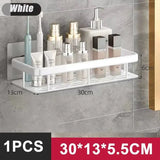 Wall-Mounted Bathroom Shelves - No Holes Needed Allen Cozy Haven Store
